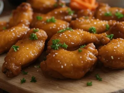 Easy Honey Glazed Chicken Wings Recipe