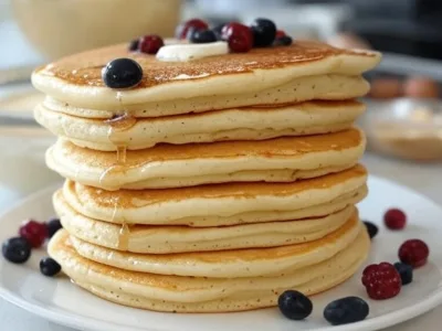Pancakes Keto Moelleux