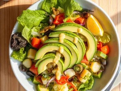Recette de Salade d'Avocat Saine