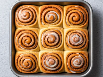 Homemade Cinnamon Rolls with Cream Cheese Frosting