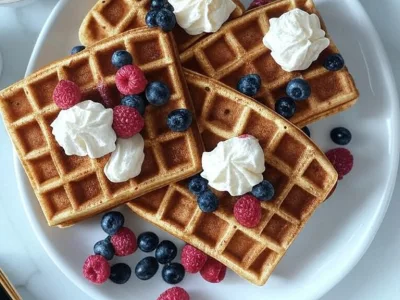 Receita de Waffles Low Carb