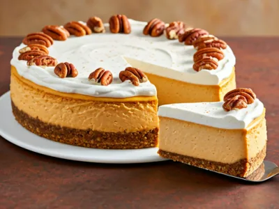 Receta de Cheesecake de Calabaza sin Hornear