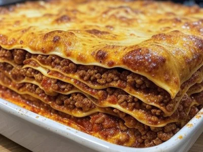 Die beste hausgemachte Lasagne mit Fleischsauce