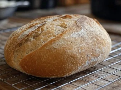 La Recette la Plus Facile de Pain Artisanal sans Pétrissage