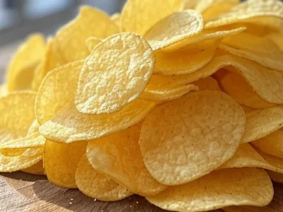 Healthy potato chips