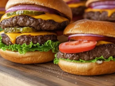 Recept på klassisk amerikansk cheeseburger