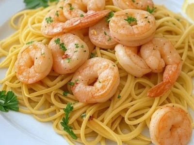 Scampi aux crevettes à l'ail et au beurre en 20 minutes