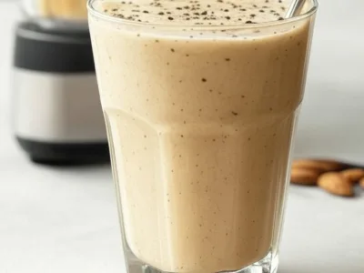 Keto pindakaas-smoothie