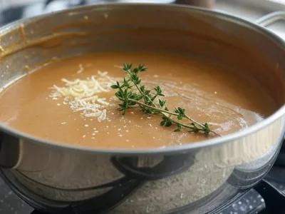 Norwegische Braunkäsesauce