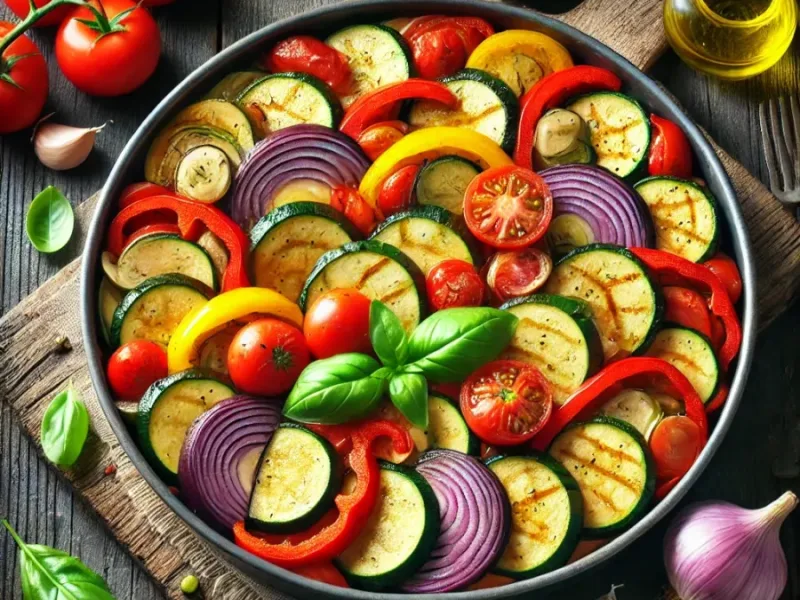 Klassisches Französisches Ratatouille: Eine Vegane Köstlichkeit