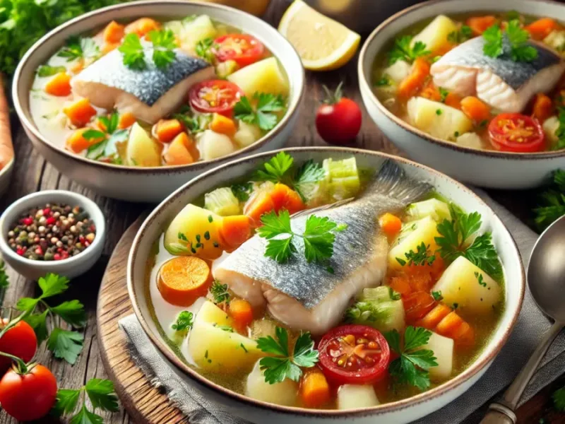 Receita de Sopa de Peixe