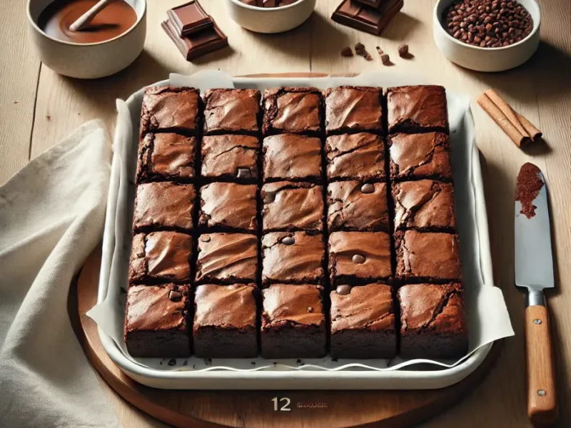 Brownies fondants sans gluten