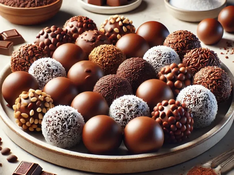 Receita Irresistível de Bolas de Chocolate