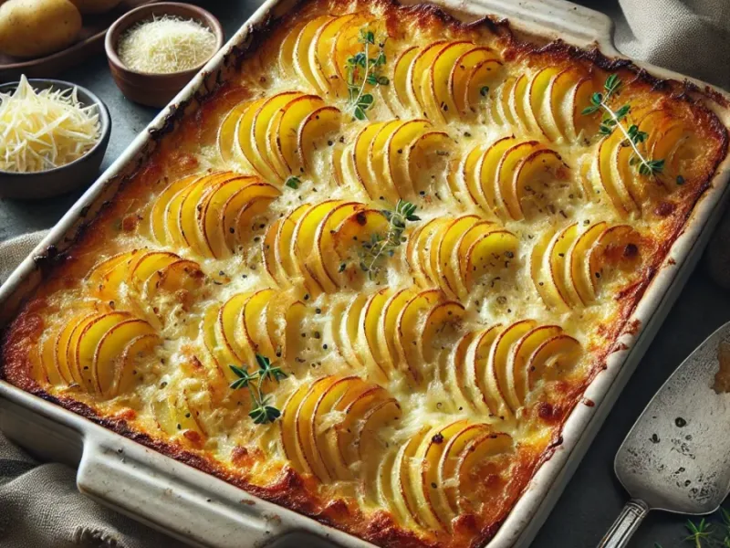 Recette de gratin de pommes de terre