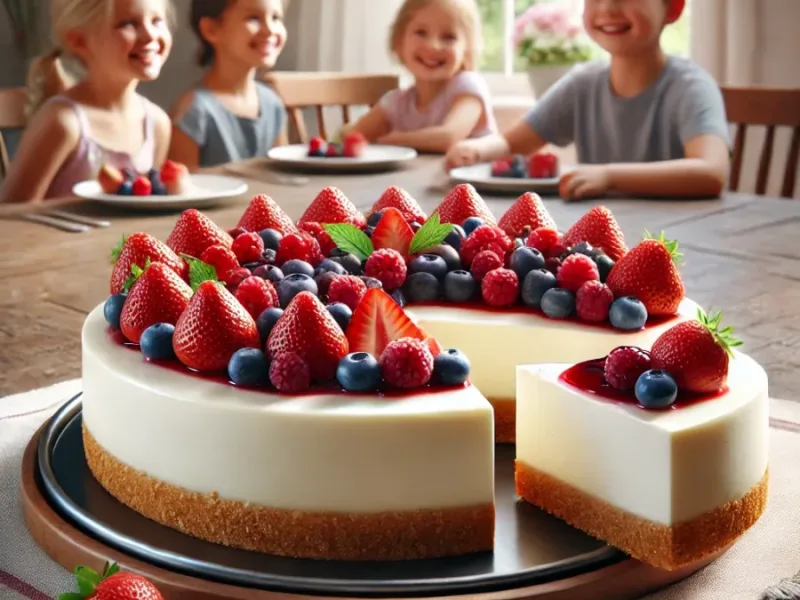 Hiter in zdrav brezglutenski cheese cake: recept brez peke