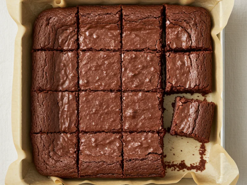 3-Ingredient Nutella Brownies