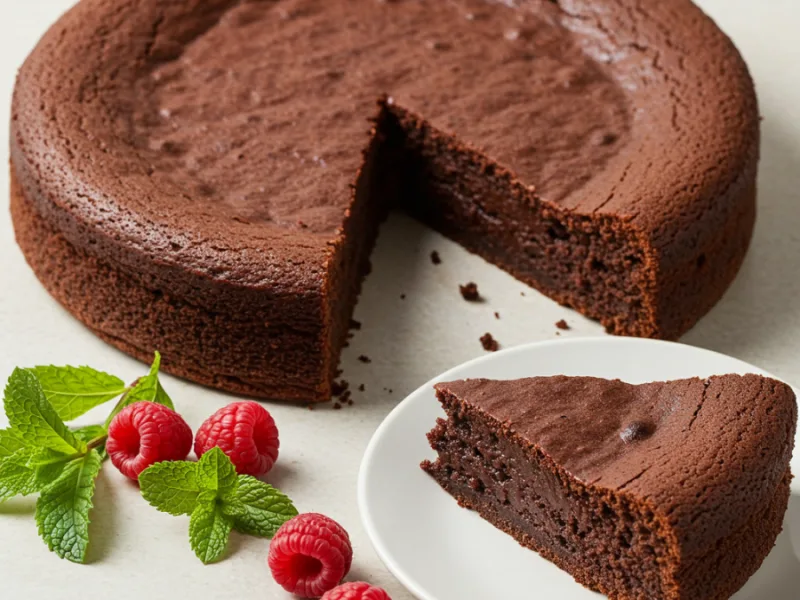 Deilig 4-Ingrediens Melkefri Sjokoladekake