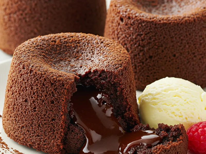 Recept na Čokoládový Lava Dortík