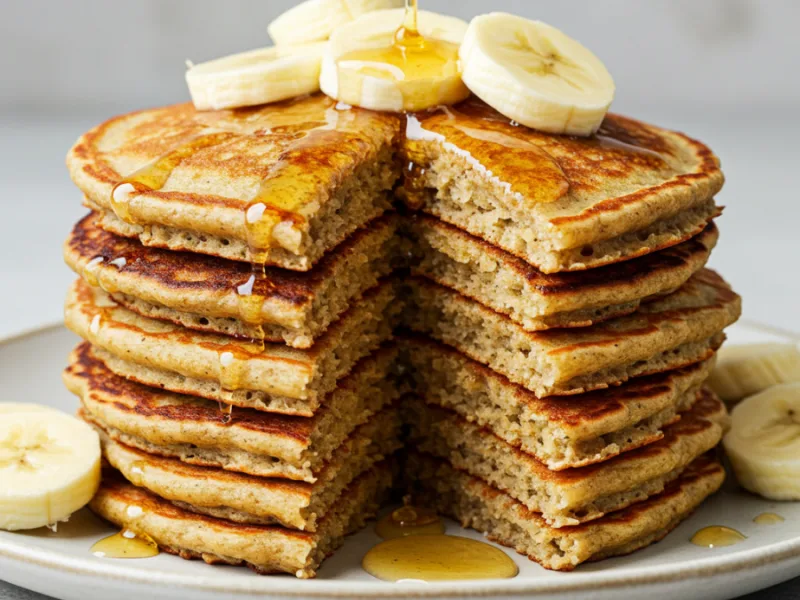 Recette de pancakes à la banane paléo