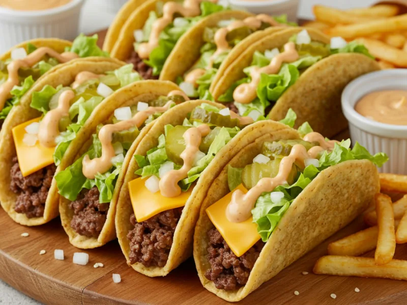 Recette de Tacos Big Mac