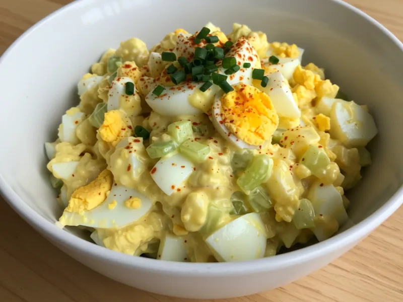 Klassisk eggesalat oppskrift