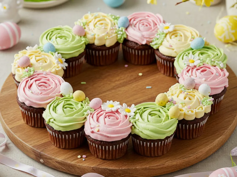 Oster-Cupcake-Kranz Rezept
