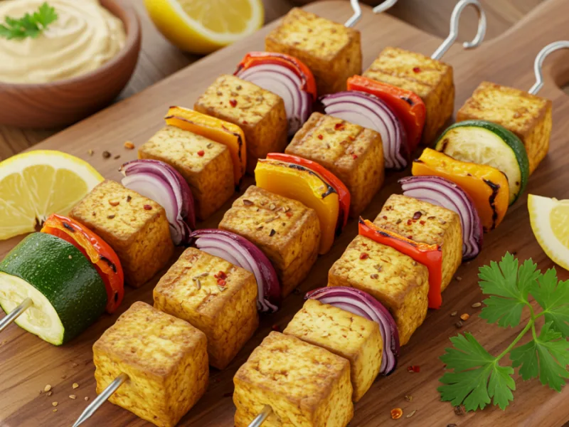 Easy Vegan Kebabs