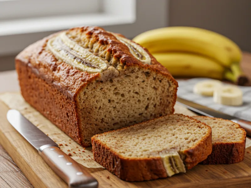 Recept na Banánový Chléb bez Vejce