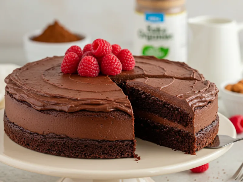 Meilleure recette de gâteau au chocolat végan sans gluten