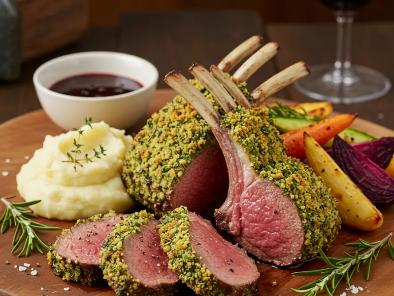 Herb-Crusted Rack of Lamb