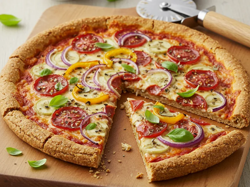 Keto Almond Flour Pizza Crust