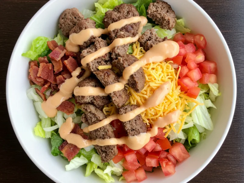 Keto Big Mac Sallad