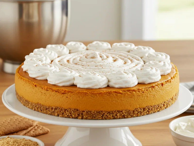 Ricetta facile per cheesecake alla zucca senza cottura