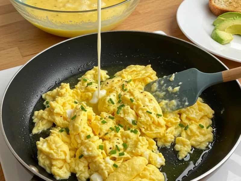 Rezept für Rühreier mit Olivenöl