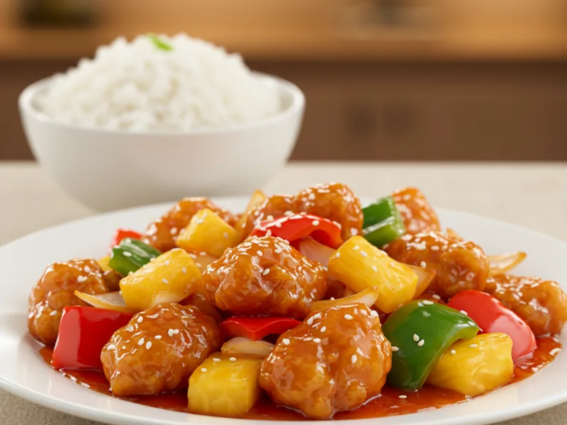 Receita de Frango Agridoce