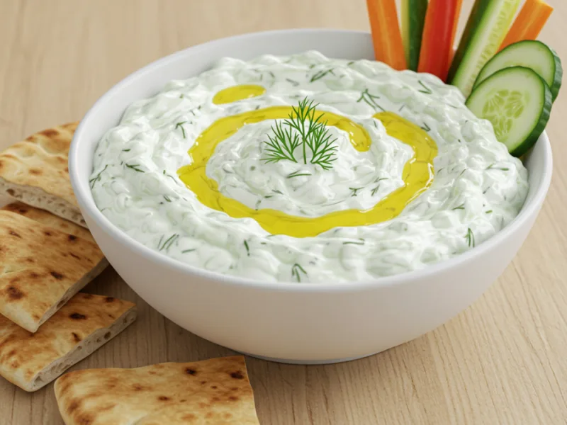 Klassische griechische Tzatziki-Sauce