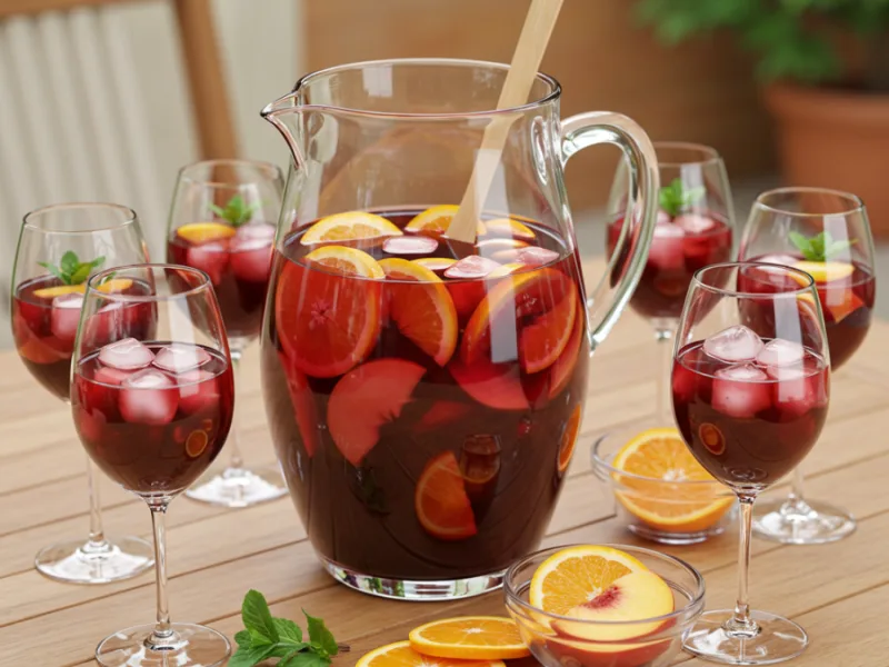 Klassische Spanische Sangria