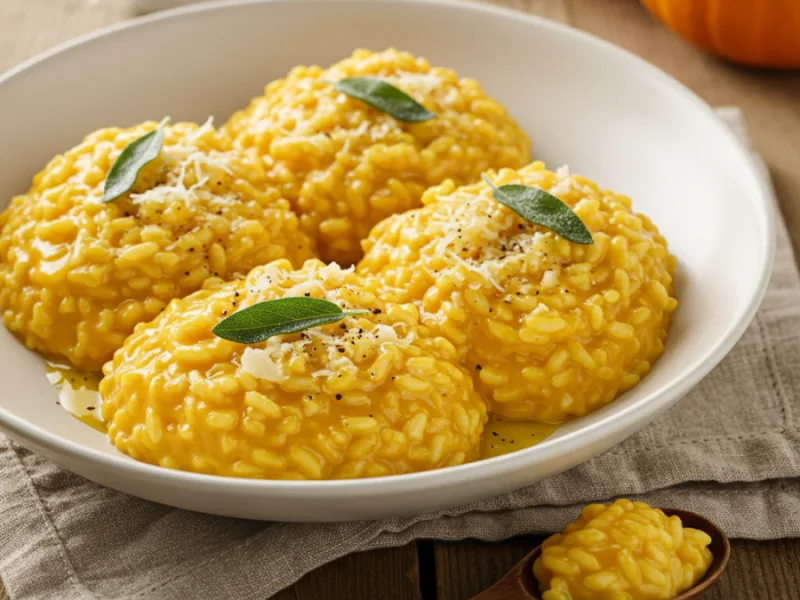 Cremiges Kürbis Risotto