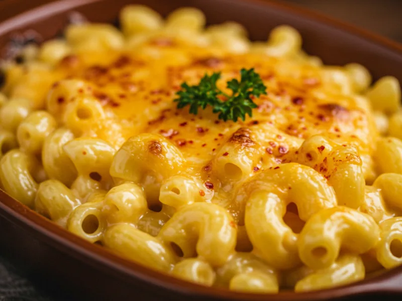 Délicieux macaroni au fromage américain