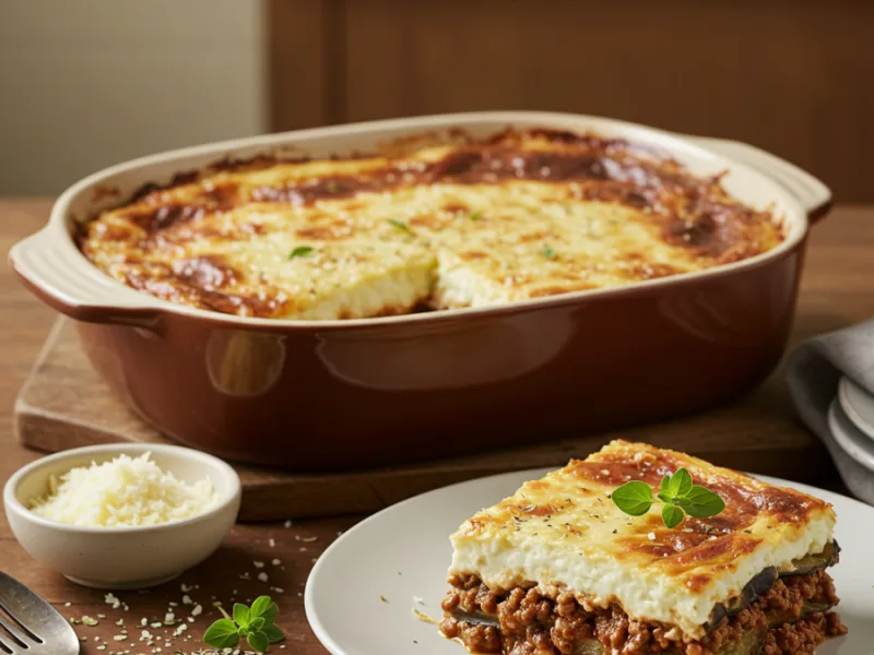 Enkel grekisk moussaka recept