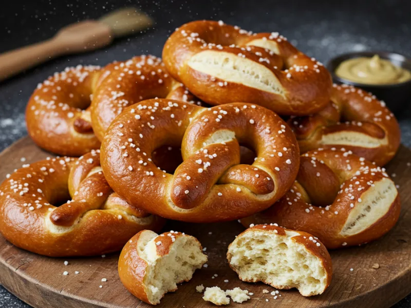 Homemade German Pretzels
