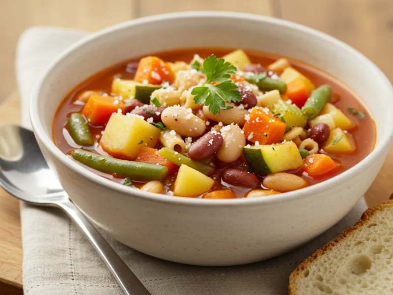 Domowy Przepis na Włoską Zupę Minestrone