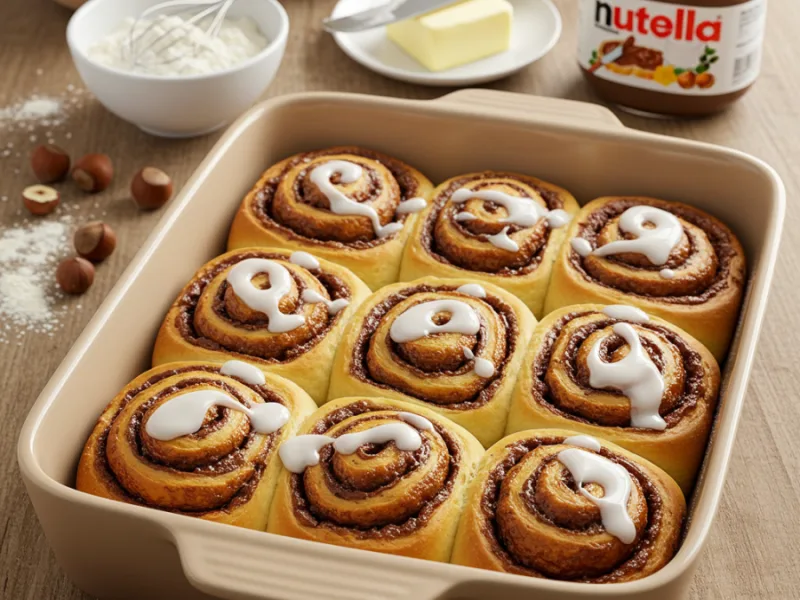 Ricetta dei Rotoli alla Nutella
