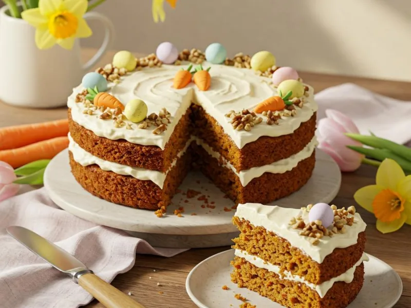 Saftiger Karottenkuchen zu Ostern