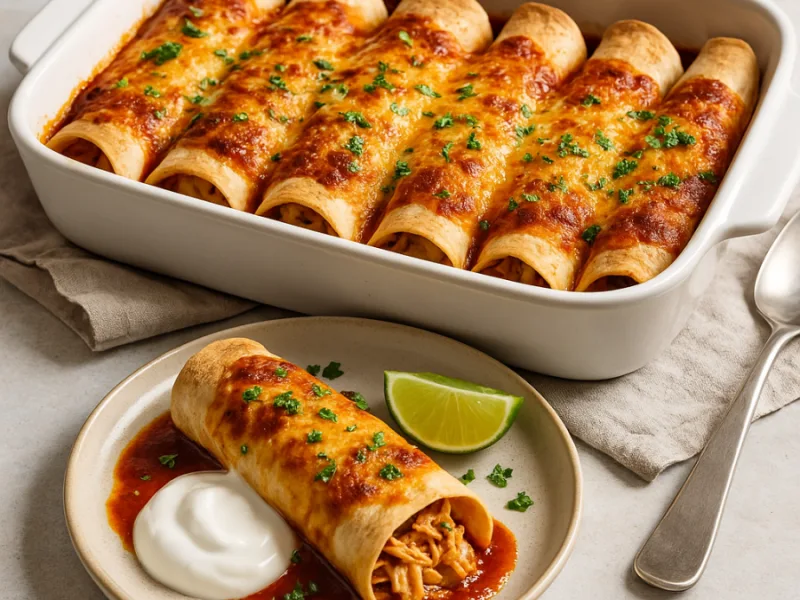 Miglior ricetta di enchiladas di pollo
