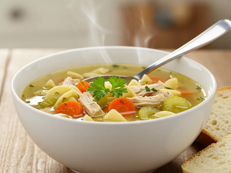 Najboljši recept za piščančjo juho z rezanci