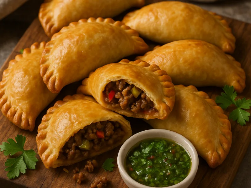 Einfache und leckere Rindfleisch-Empanadas