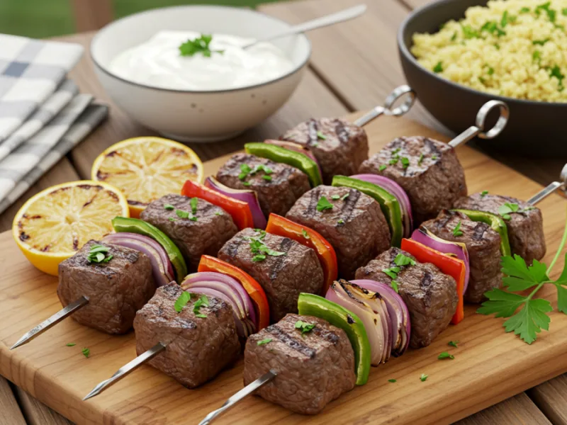 Easy Beef Kebabs