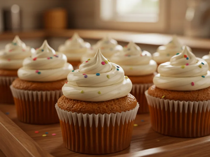 Recette facile de cupcakes à la vanille