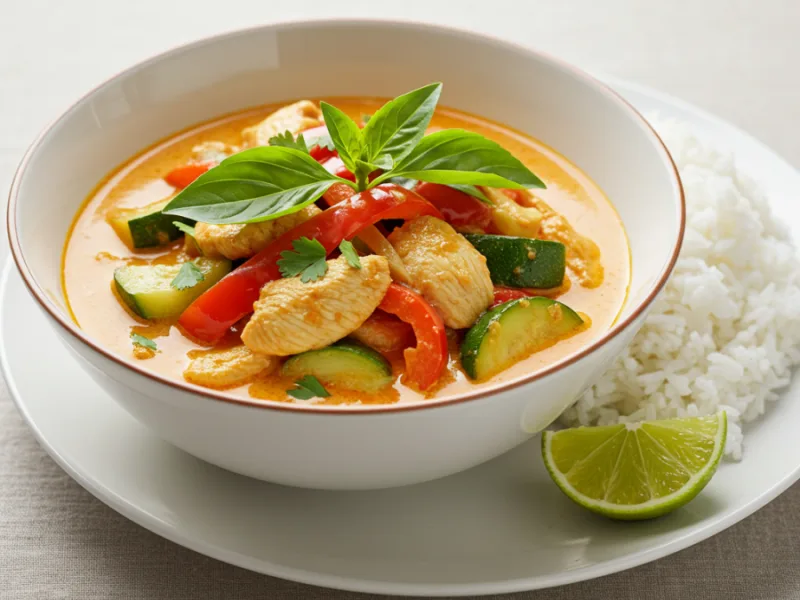 Thai Red Curry with Chicken